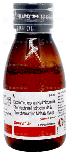 Daoryl Jr Cherry Flavour Syrup 60ml