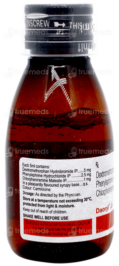 Daoryl Jr Cherry Flavour Syrup 60ml