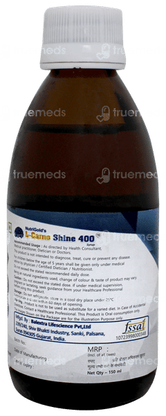 L Carno Shine 400 Syrup 150ml