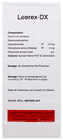 Leerex Dx Syrup 100Ml Leerex Dx Syrup 100Ml