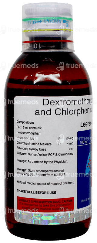 Leerex Dx Syrup 100Ml