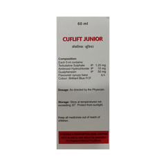 Cuflift Junior Syrup 60 ML Cuflift Junior Syrup 60 ML