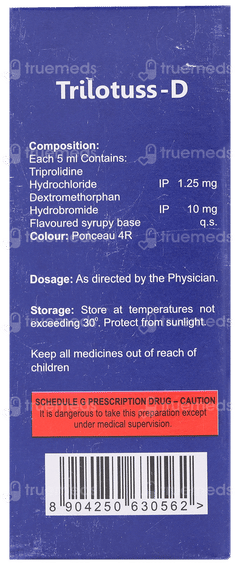 Trilotuss D Syrup 60 ML