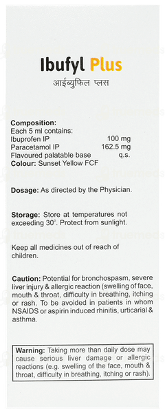 Ibufyl Plus 60 Syrup 60 ML Ibufyl Plus 60 Syrup 60 ML