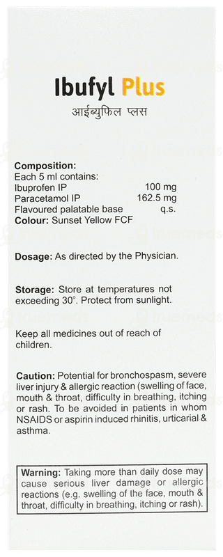 Ibufyl Plus 60 Syrup 60 ML