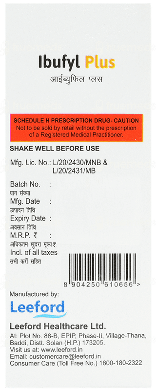 Ibufyl Plus 60 Syrup 60 ML