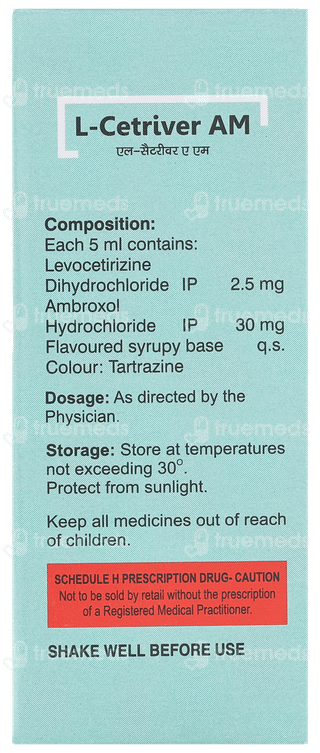L Cetriver Am Syrup 30ml
