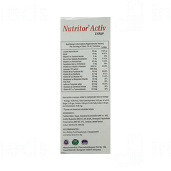 Nutritor Activ Syrup 200 ML
