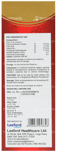 Ferotin Syrup 100Ml
