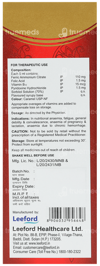Ferotin Syrup 100Ml