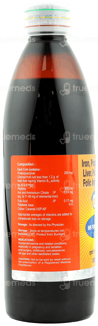 Hb Ford Plus Orange Flavour Syrup 300 Ml