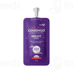 Nasoclear Coughgo Day + Night Strawberry Flavour Sugar Free 10ml Pack Of 3 Syrup