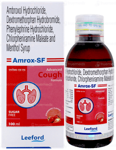 Amrox Sf Strawberry Flavour Syrup 100ml