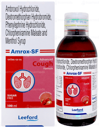 Amrox Sf Strawberry Flavour Syrup 100ml