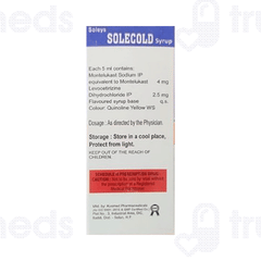 Soleys Solecold Syrup 60 ML Soleys Solecold Syrup 60 ML