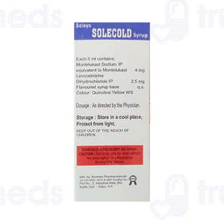 Soleys Solecold Syrup 60 ML