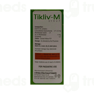 Tikliv M Syrup 60 ML