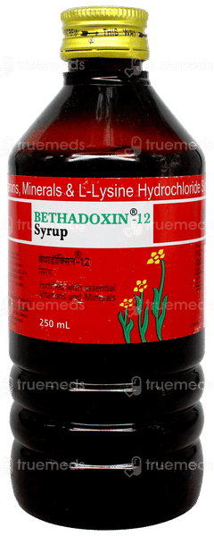Bethadoxin 12 Syrup 250Ml Bethadoxin 12 Syrup 250Ml