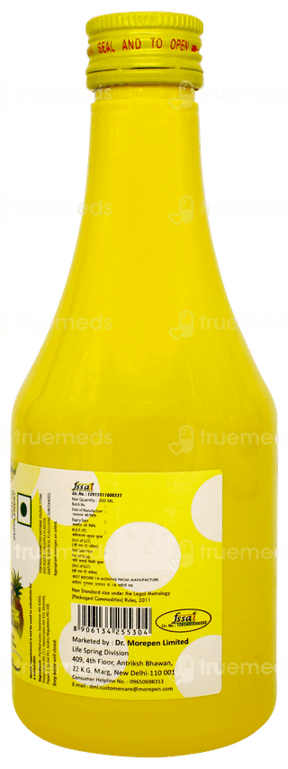 Morezyme Pineapple Flavour Sugar Free Syrup 200ml