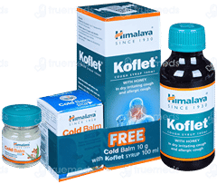 Himalaya Koflet Cough Syrup 100Ml With Cold Balm 10Gm Free Himalaya Koflet Cough Syrup 100Ml With Cold Balm 10Gm Free