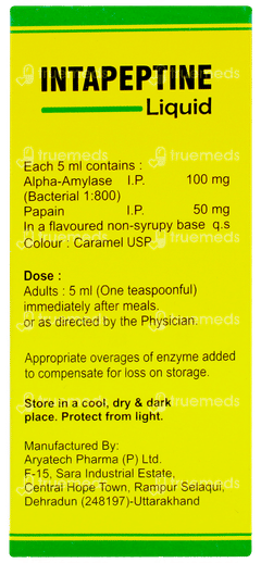 Intapeptine Honey Flavour Sugar Free Liquid 60ml Intapeptine Honey Flavour Sugar Free Liquid 60ml