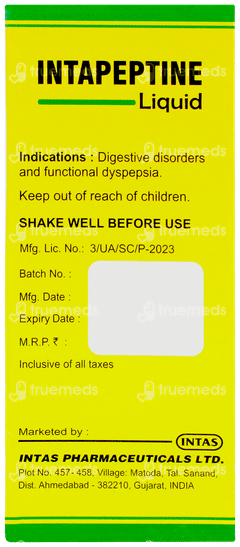 Intapeptine Honey Flavour Sugar Free Liquid 60ml Intapeptine Honey Flavour Sugar Free Liquid 60ml