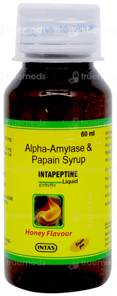 Intapeptine Honey Flavour Sugar Free Liquid 60ml Intapeptine Honey Flavour Sugar Free Liquid 60ml
