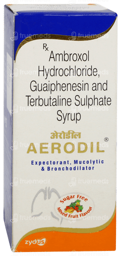 Aerodil Mixed Fruit Flavour Sugar Free Syrup 100ml