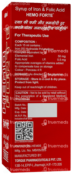 Hemo Forte Syrup 450ml