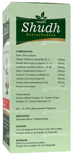 Torques Shudh Raktashodhak Syrup 200ml