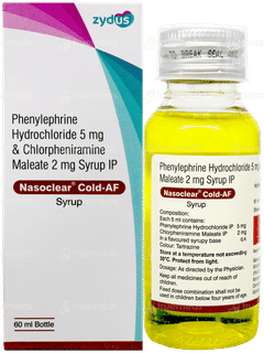 Nasoclear Cold Af Syrup 60Ml Nasoclear Cold Af Syrup 60Ml