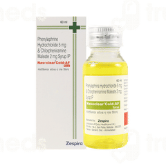 Nasoclear Cold Af Syrup 60ml