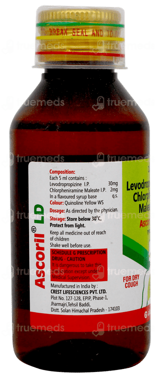 Ascoril Ld Syrup 100ml