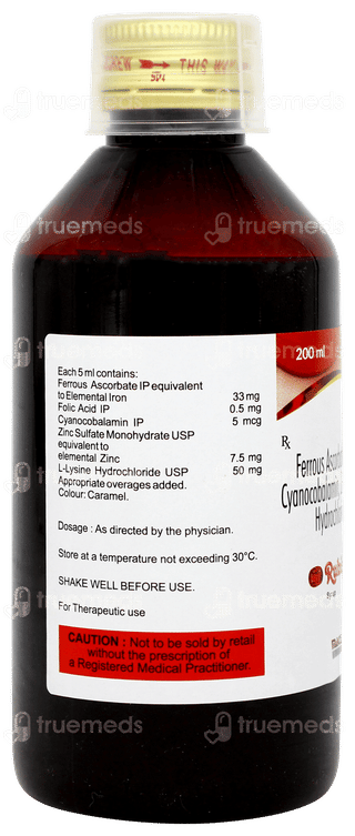 Rubired Z Syrup 200ml