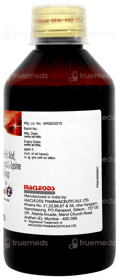 Rubired Z Syrup 200ml