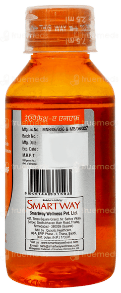 Respifresh A Nf Raspberry Flavour Syrup 100ml