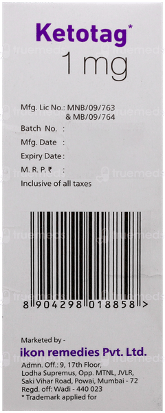 Ketotag Syrup 60Ml
