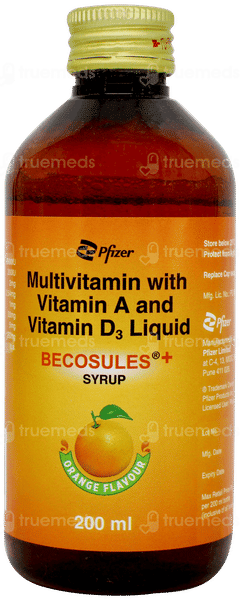 Becosules + Orange Flavour Syrup 200ml