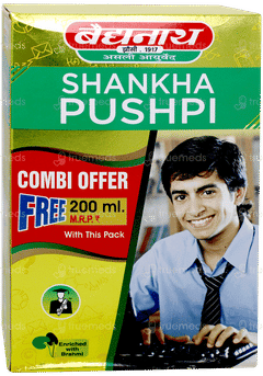 Baidyanath Shankha Pushpi Combi Offer 450ml With 200ml Free Syrup