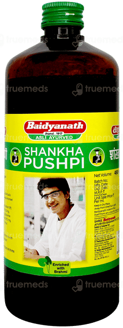 Baidyanath Shankha Pushpi Combi Offer 450ml With 200ml Free Syrup