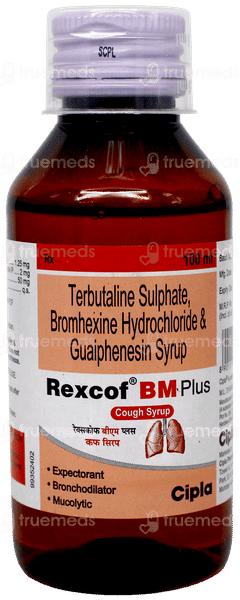 Rexcof Bm Plus Syrup 100Ml Rexcof Bm Plus Syrup 100Ml