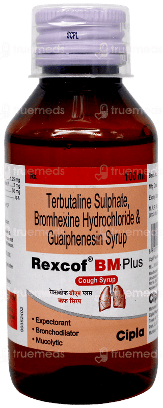 Rexcof Bm Plus Syrup 100Ml