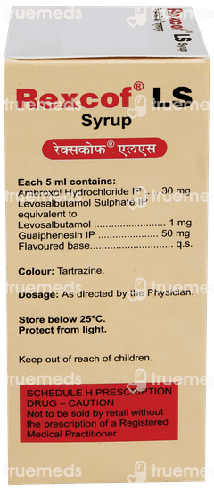 Rexcof Ls Syrup 100ml Rexcof Ls Syrup 100ml