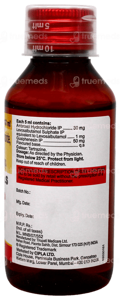 Rexcof Ls Syrup 100Ml Rexcof Ls Syrup 100Ml