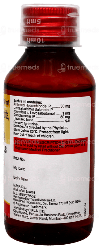 Rexcof Ls Syrup 100Ml