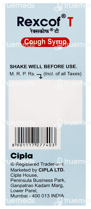 Rexcof T Syrup 100ml