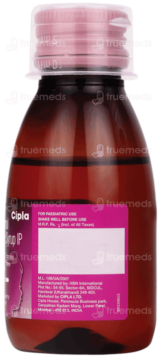 Cipmol 125 Raspberry Flavour Syrup 60Ml