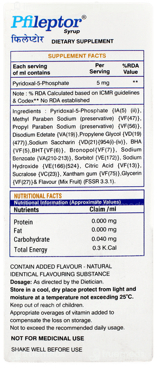 Pfileptor Syrup 100ml