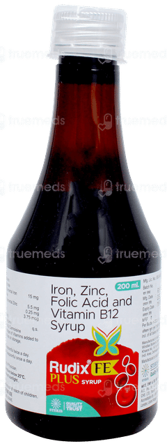 Rudix Fe Plus Syrup 200ml