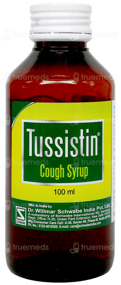 Dr Willmar Schwabe Tussistin Syrup 100Ml